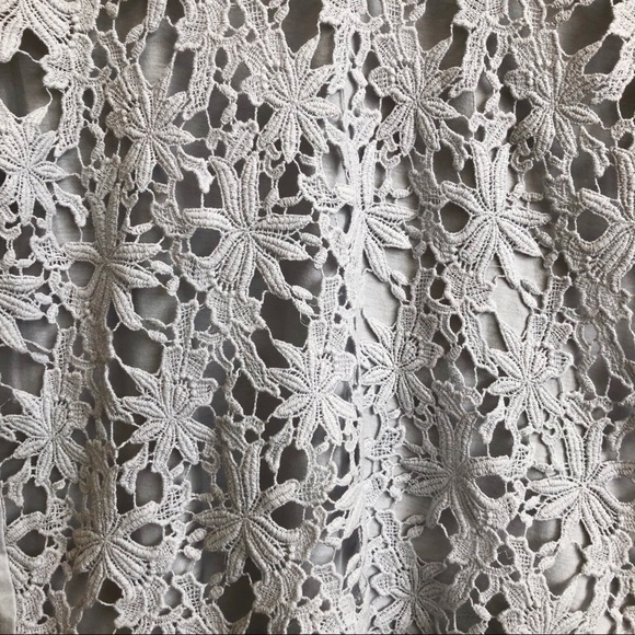 Zara Blue Crochet Cropped Top T-shirt - Picture 6 of 8